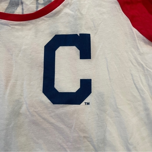 New Cleveland Indians guardians mlb quarter sleeve white red sleeve 2XL - Picture 3 of 7